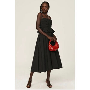 Ulla Johnson Anastasia Linen Blend Midi Dress